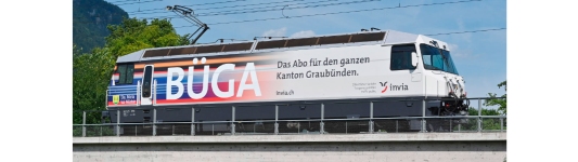 BEMO 1359186 - H0m - E-Lok Ge 4/4 BÜGA, RhB, Ep. V - DC-Sound
